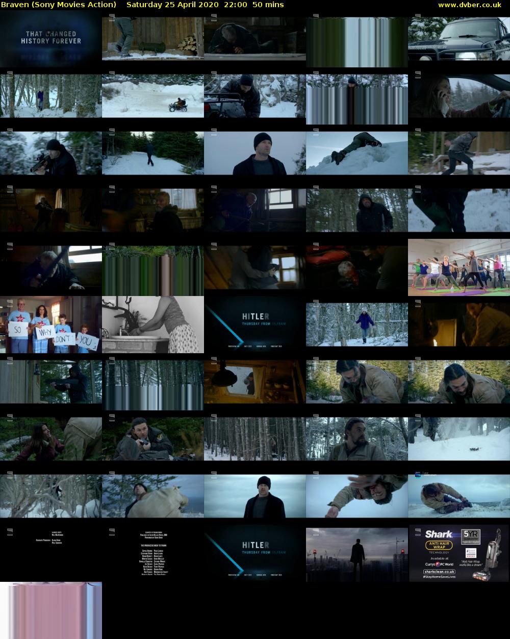 Braven (Sony Movies Action) Saturday 25 April 2020 22:00 - 22:50