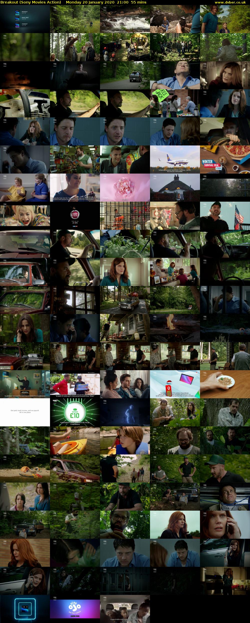 Breakout (Sony Movies Action) Monday 20 January 2020 21:00 - 21:55