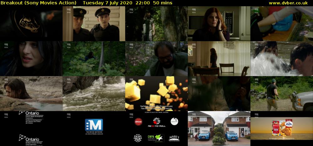 Breakout (Sony Movies Action) Tuesday 7 July 2020 22:00 - 22:50