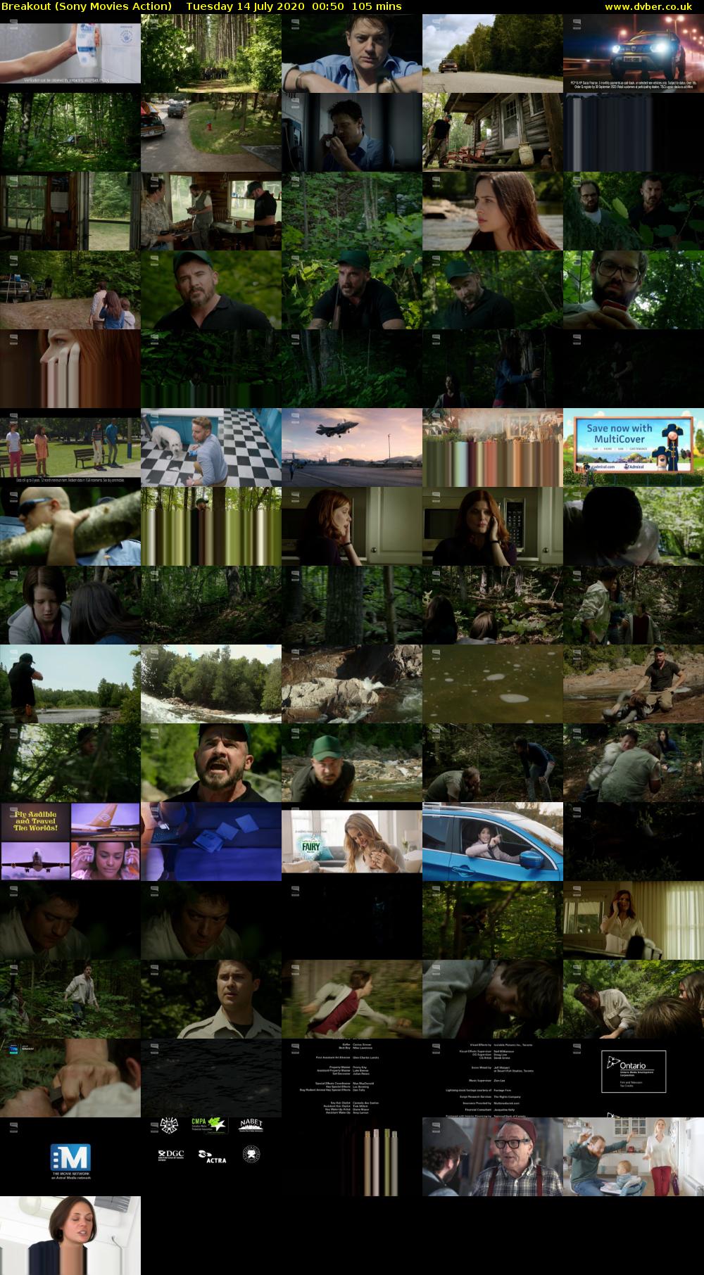 Breakout (Sony Movies Action) Tuesday 14 July 2020 00:50 - 02:35
