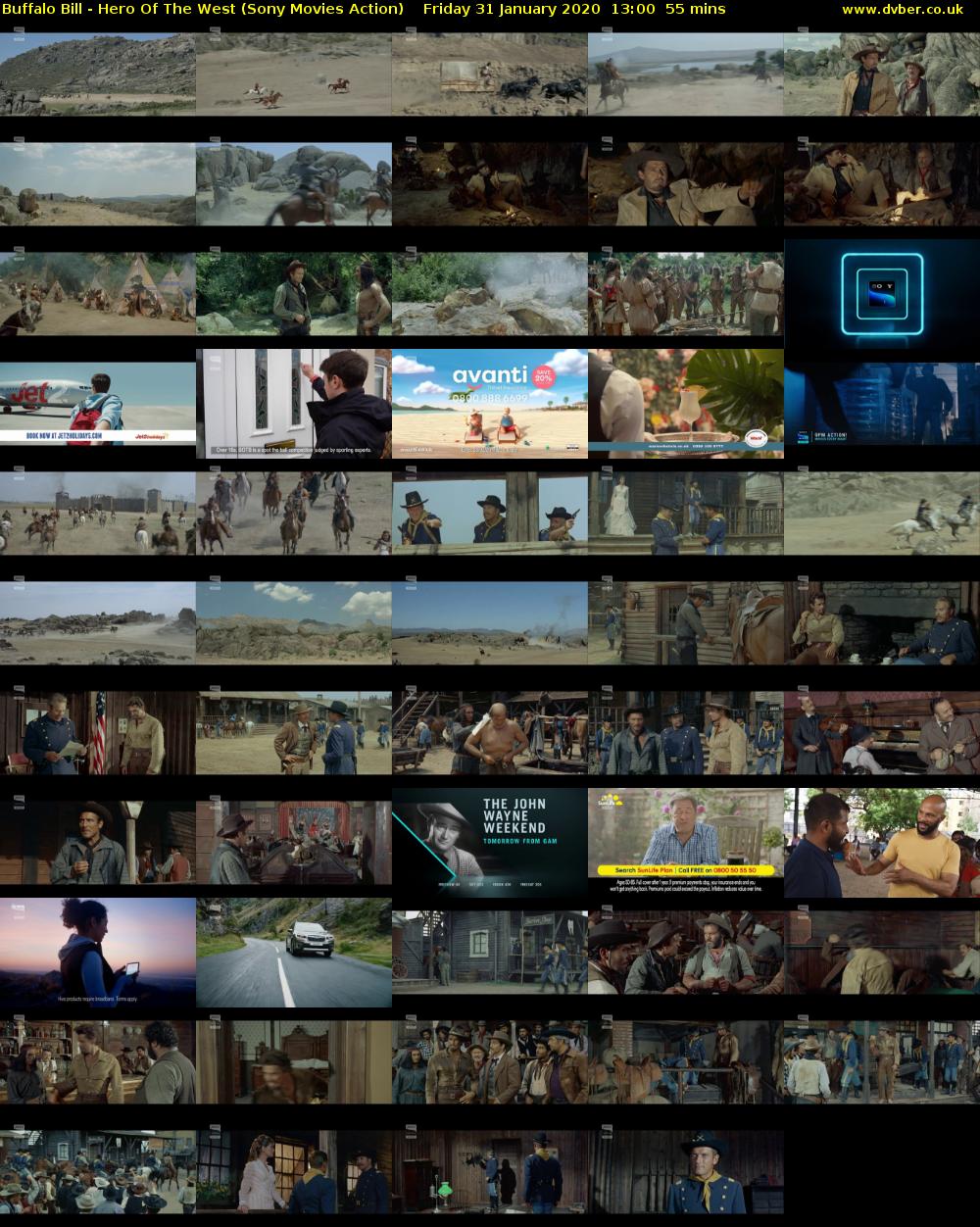 Buffalo Bill - Hero Of The West (Sony Movies Action) Friday 31 January 2020 13:00 - 13:55