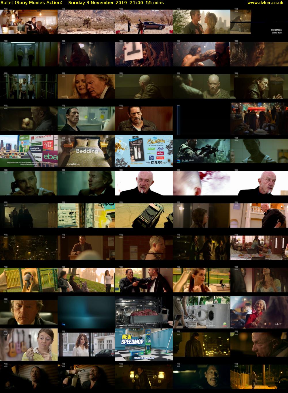 Bullet (Sony Movies Action) Sunday 3 November 2019 21:00 - 21:55