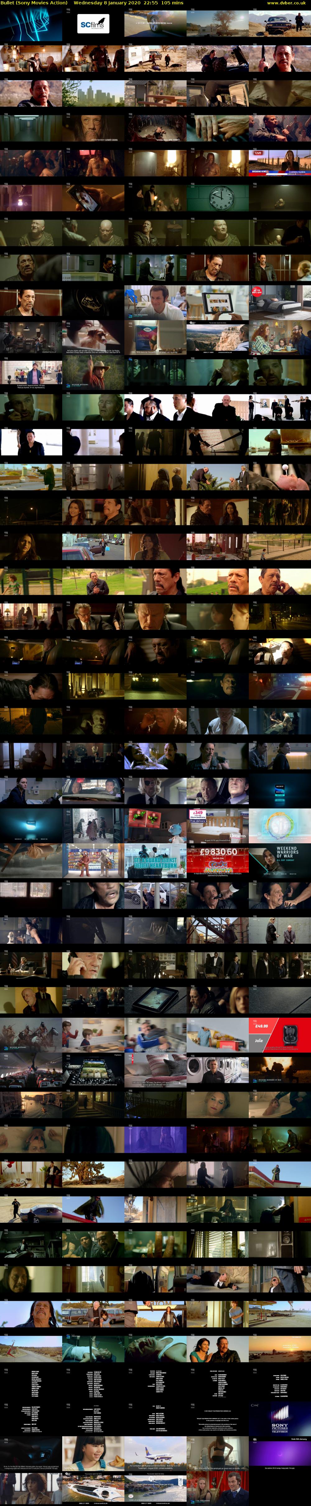 Bullet (Sony Movies Action) Wednesday 8 January 2020 22:55 - 00:40