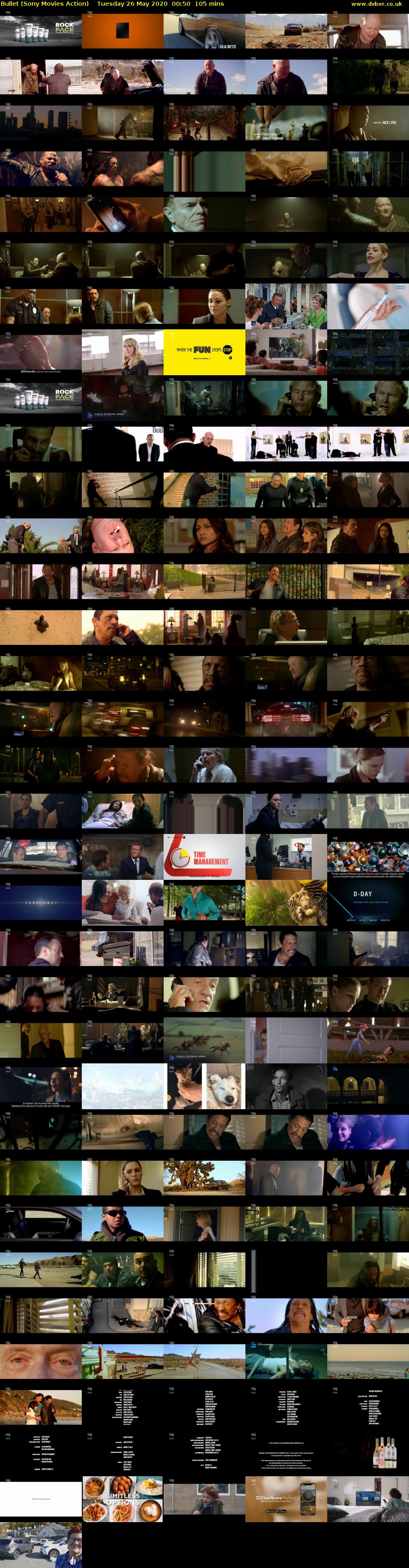 Bullet (Sony Movies Action) Tuesday 26 May 2020 00:50 - 02:35