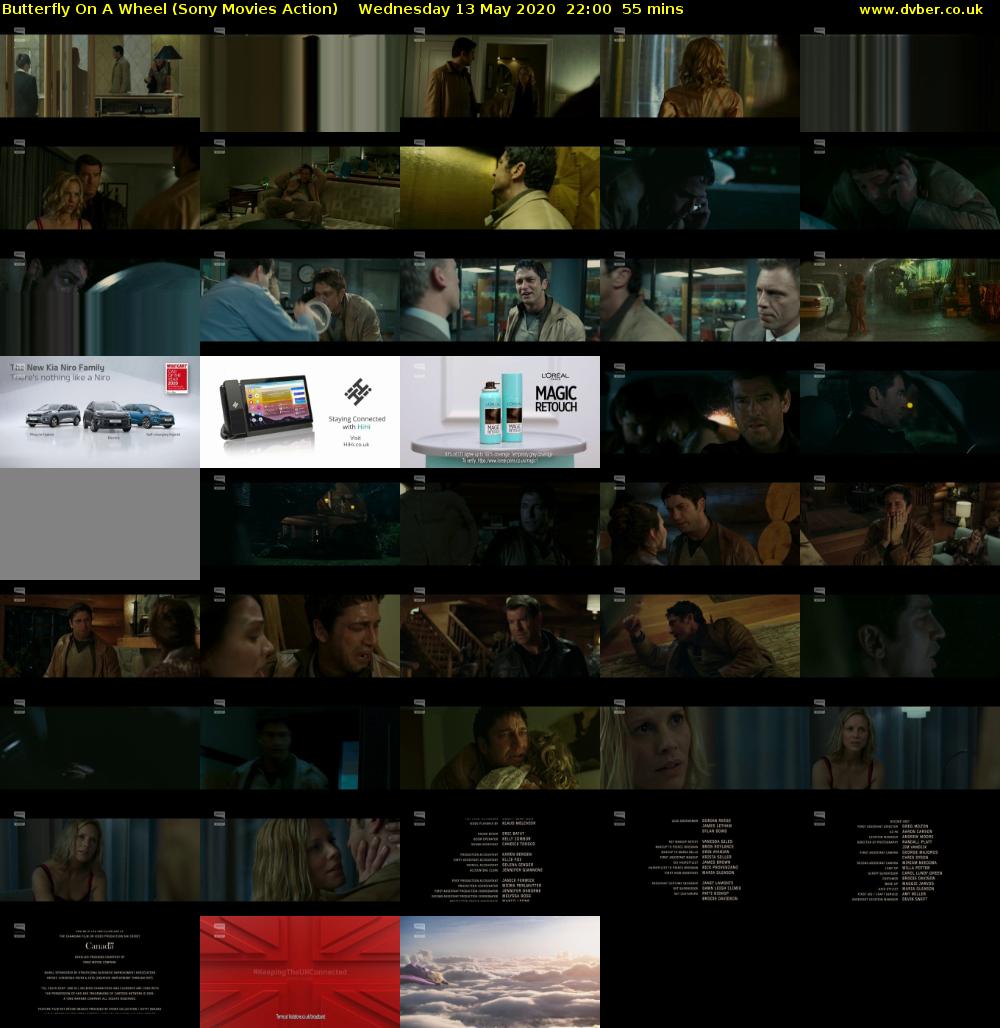 Butterfly On A Wheel (Sony Movies Action) Wednesday 13 May 2020 22:00 - 22:55