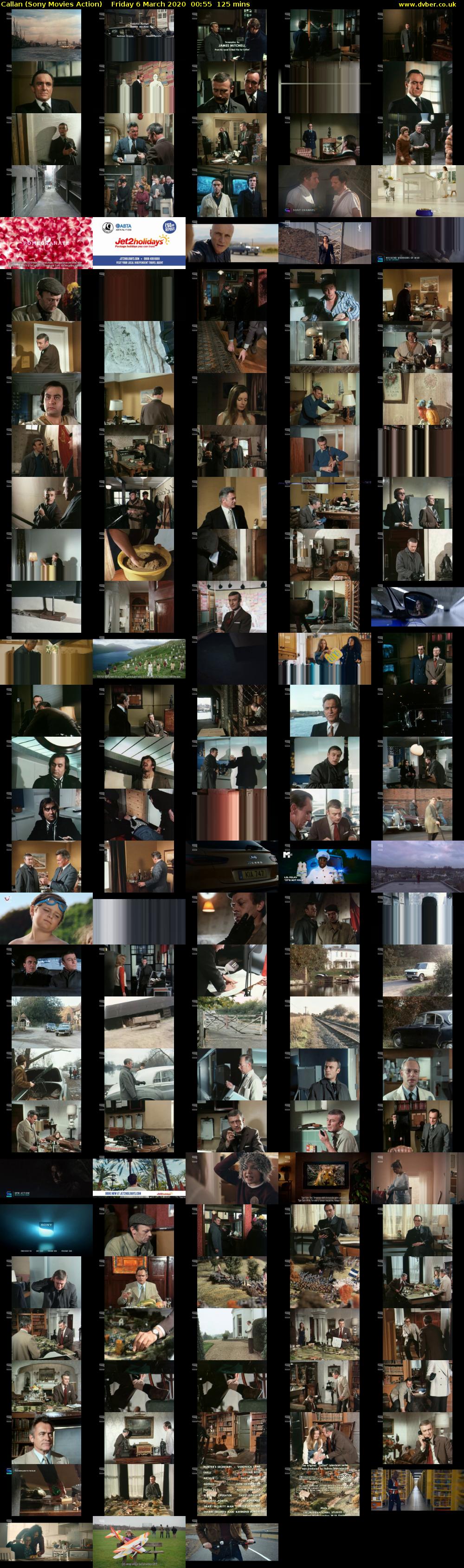 Callan (Sony Movies Action) Friday 6 March 2020 00:55 - 03:00