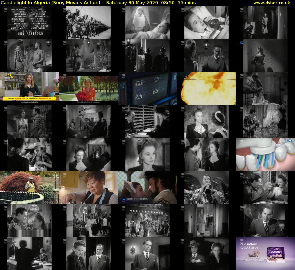 Candlelight In Algeria (Sony Movies Action) Saturday 30 May 2020 08:50 - 09:45