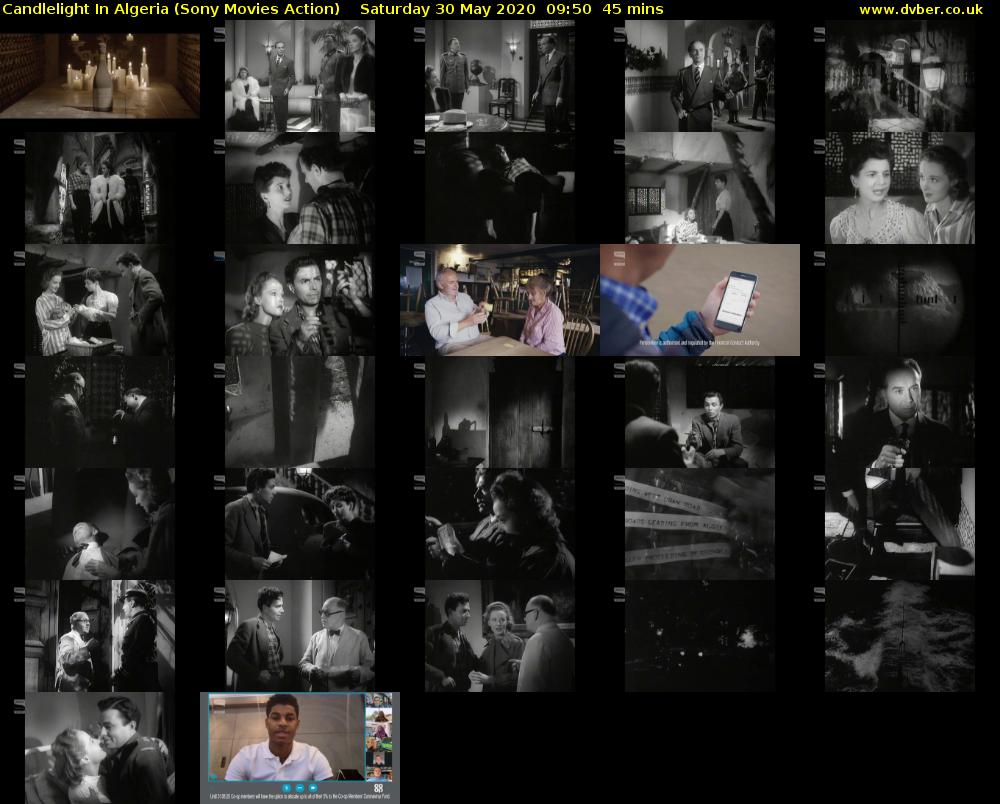 Candlelight In Algeria (Sony Movies Action) Saturday 30 May 2020 09:50 - 10:35