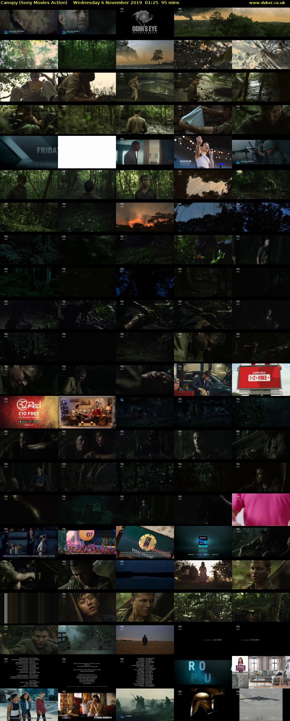 Canopy (Sony Movies Action) Wednesday 6 November 2019 01:25 - 03:00