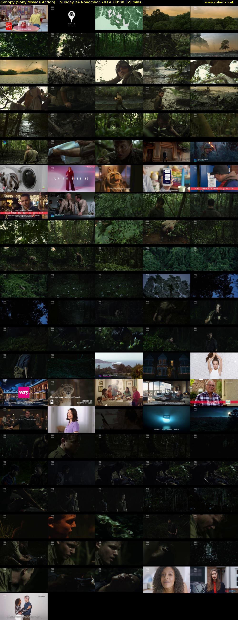 Canopy (Sony Movies Action) Sunday 24 November 2019 08:00 - 08:55