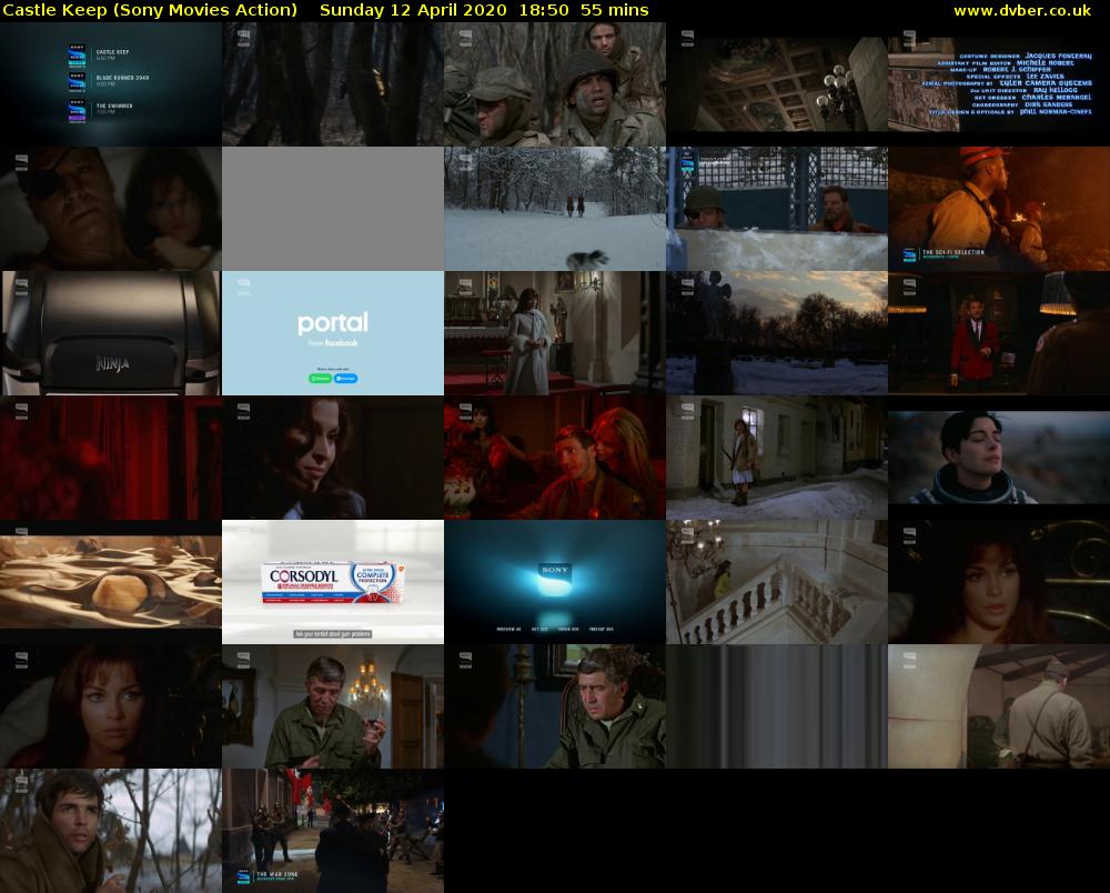 Castle Keep (Sony Movies Action) Sunday 12 April 2020 18:50 - 19:45