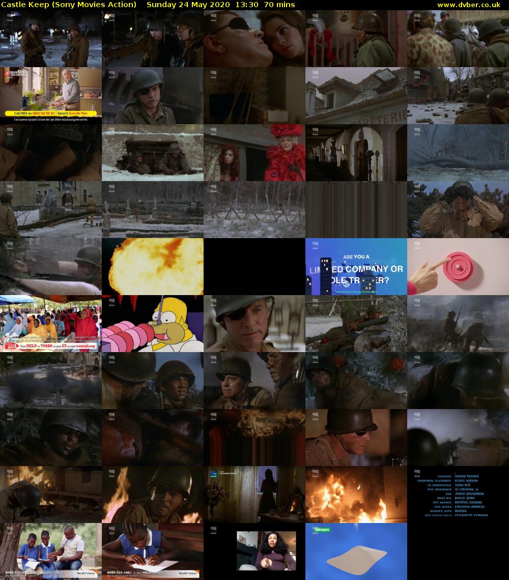 Castle Keep (Sony Movies Action) Sunday 24 May 2020 13:30 - 14:40