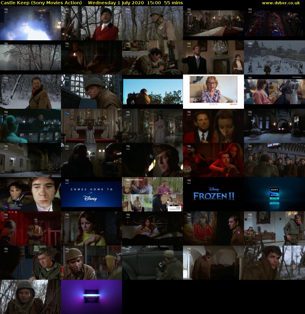 Castle Keep (Sony Movies Action) Wednesday 1 July 2020 15:00 - 15:55