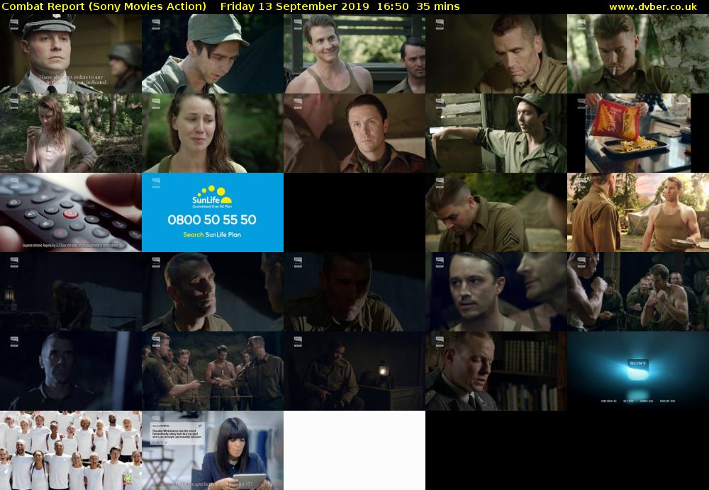 Combat Report (Sony Movies Action) Friday 13 September 2019 16:50 - 17:25