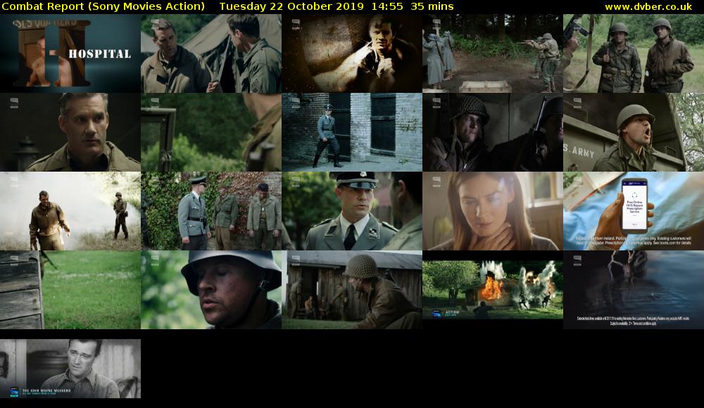 Combat Report (Sony Movies Action) Tuesday 22 October 2019 14:55 - 15:30