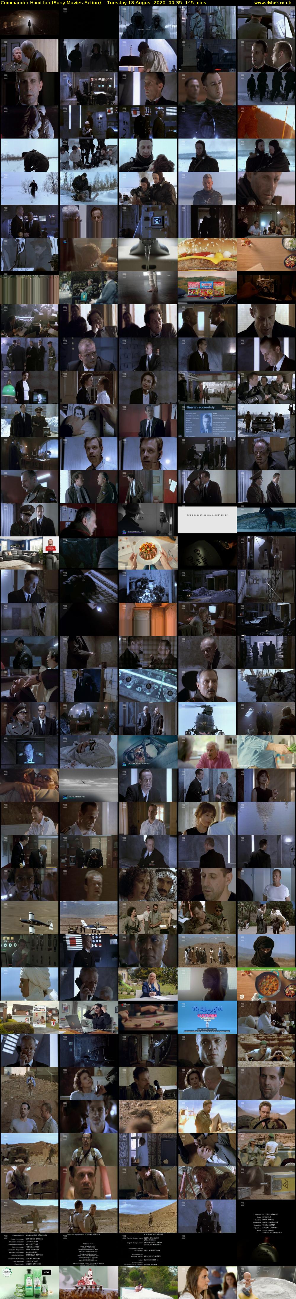 Commander Hamilton (Sony Movies Action) Tuesday 18 August 2020 00:35 - 03:00
