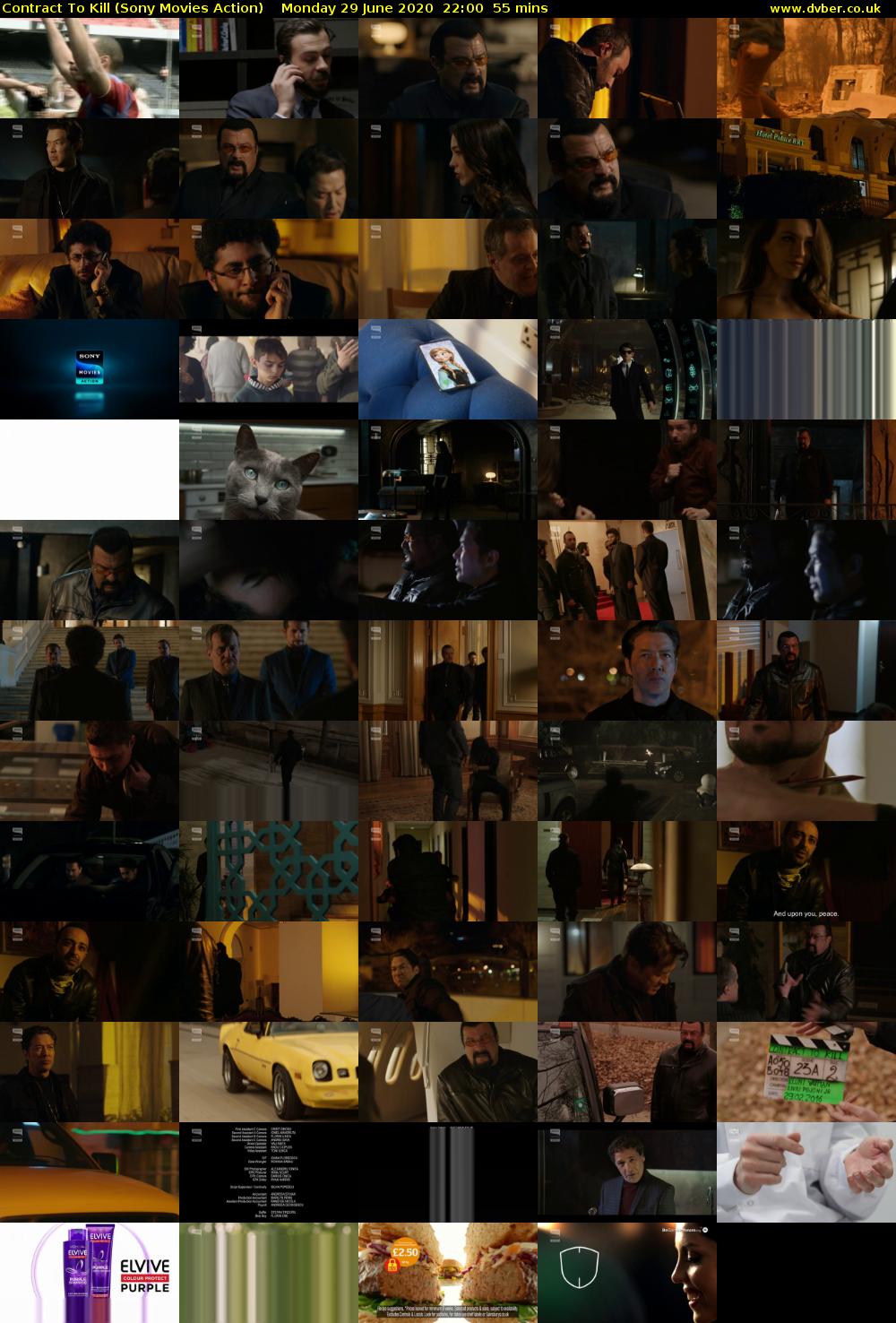 Contract To Kill (Sony Movies Action) Monday 29 June 2020 22:00 - 22:55