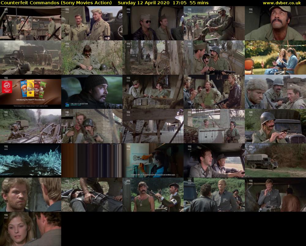 Counterfeit Commandos (Sony Movies Action) Sunday 12 April 2020 17:05 - 18:00