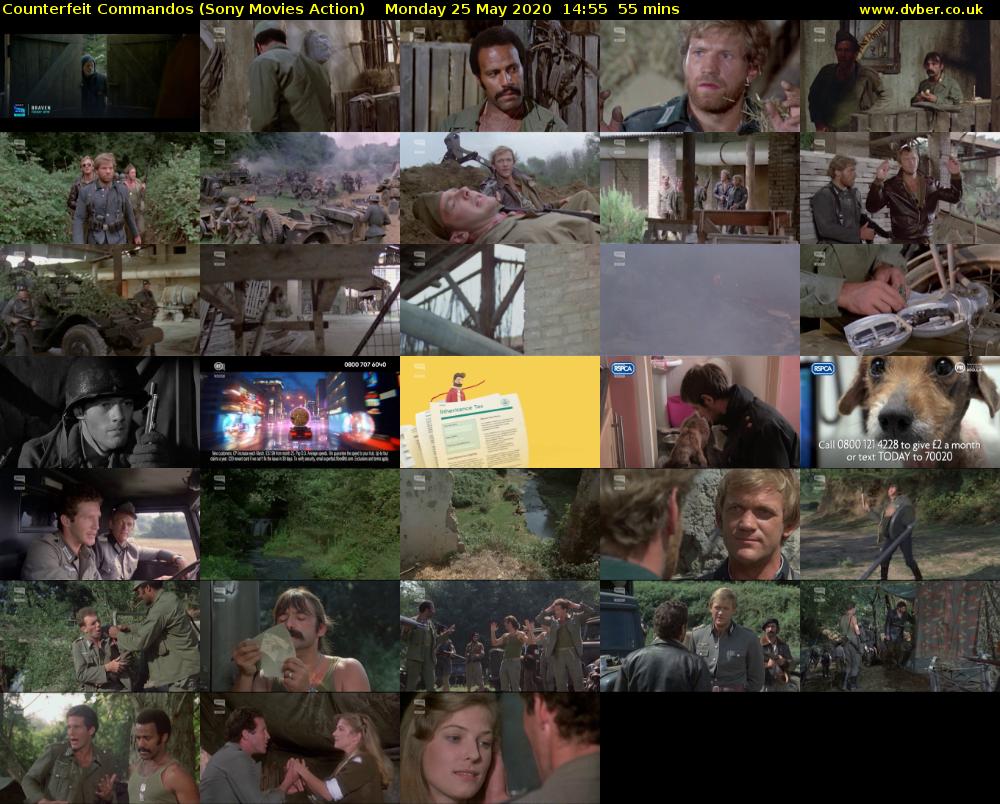 Counterfeit Commandos (Sony Movies Action) Monday 25 May 2020 14:55 - 15:50