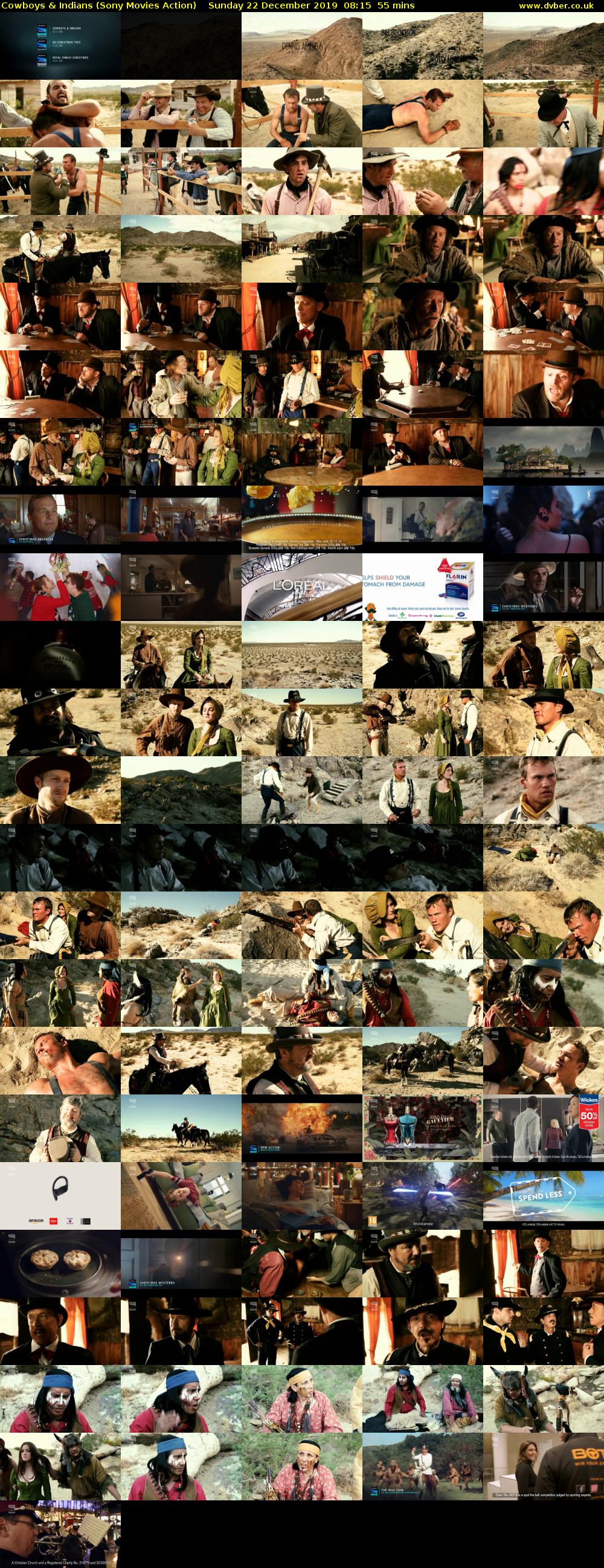 Cowboys & Indians (Sony Movies Action) Sunday 22 December 2019 08:15 - 09:10