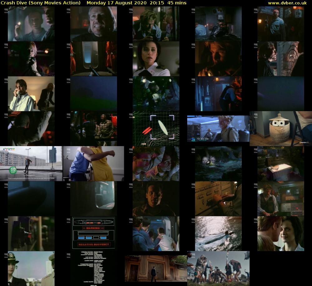 Crash Dive (Sony Movies Action) Monday 17 August 2020 20:15 - 21:00