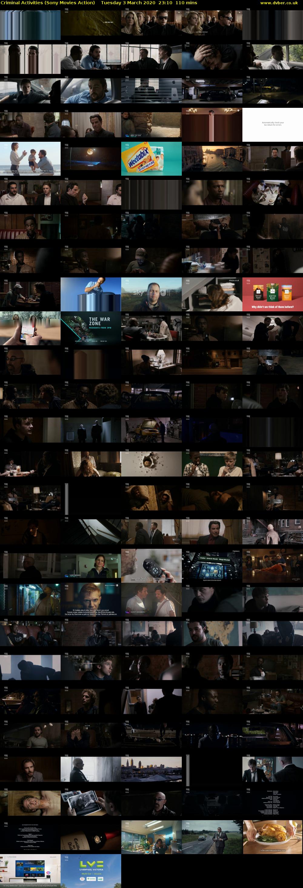 Criminal Activities (Sony Movies Action) Tuesday 3 March 2020 23:10 - 01:00