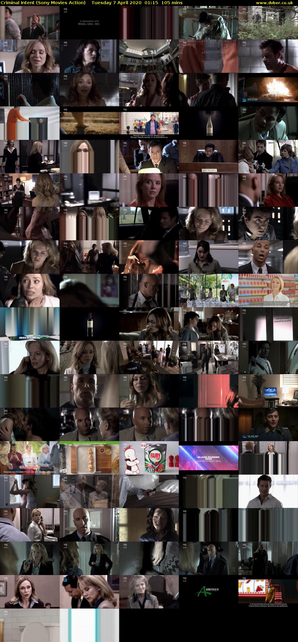 Criminal Intent (Sony Movies Action) Tuesday 7 April 2020 01:15 - 03:00