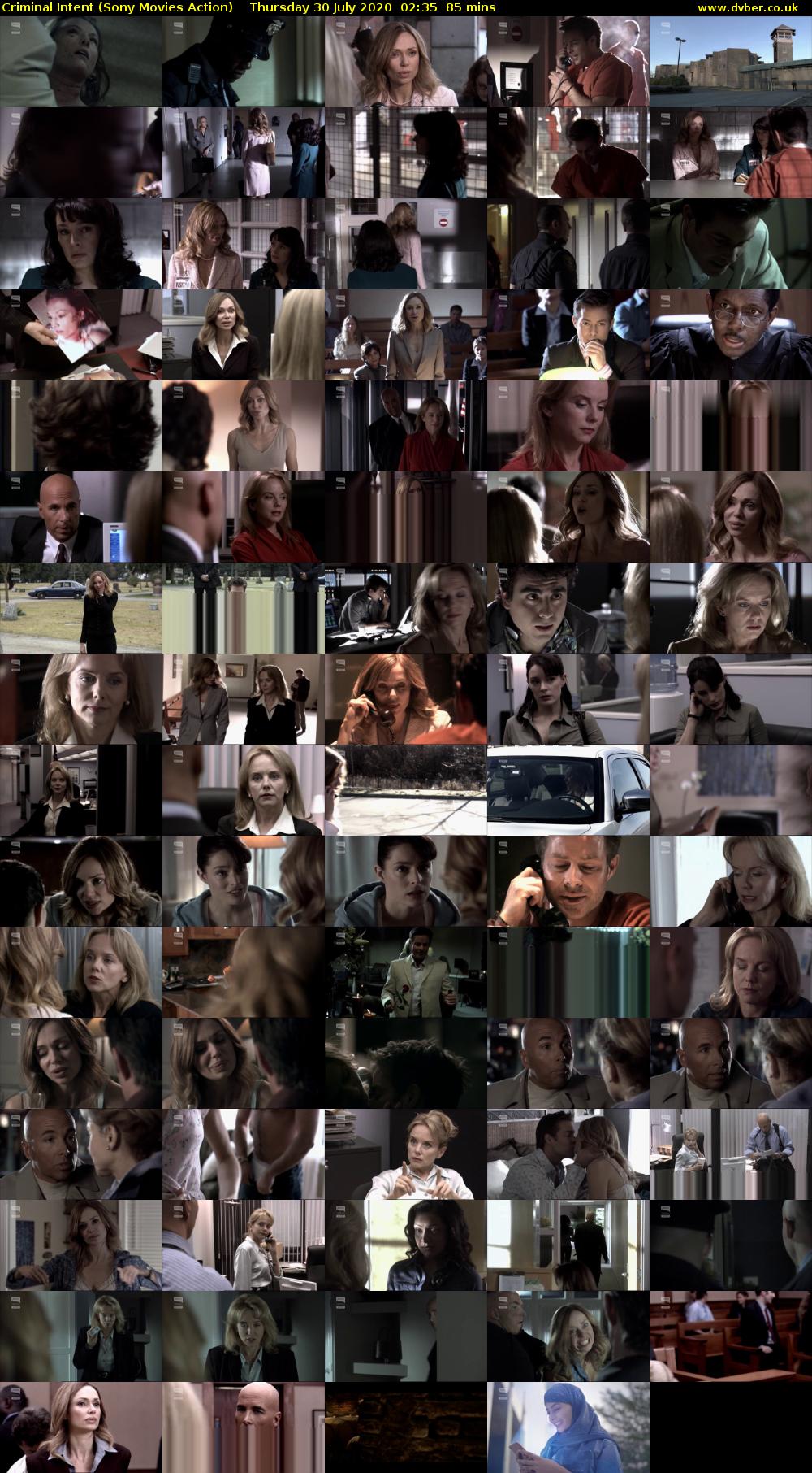 Criminal Intent (Sony Movies Action) Thursday 30 July 2020 02:35 - 04:00