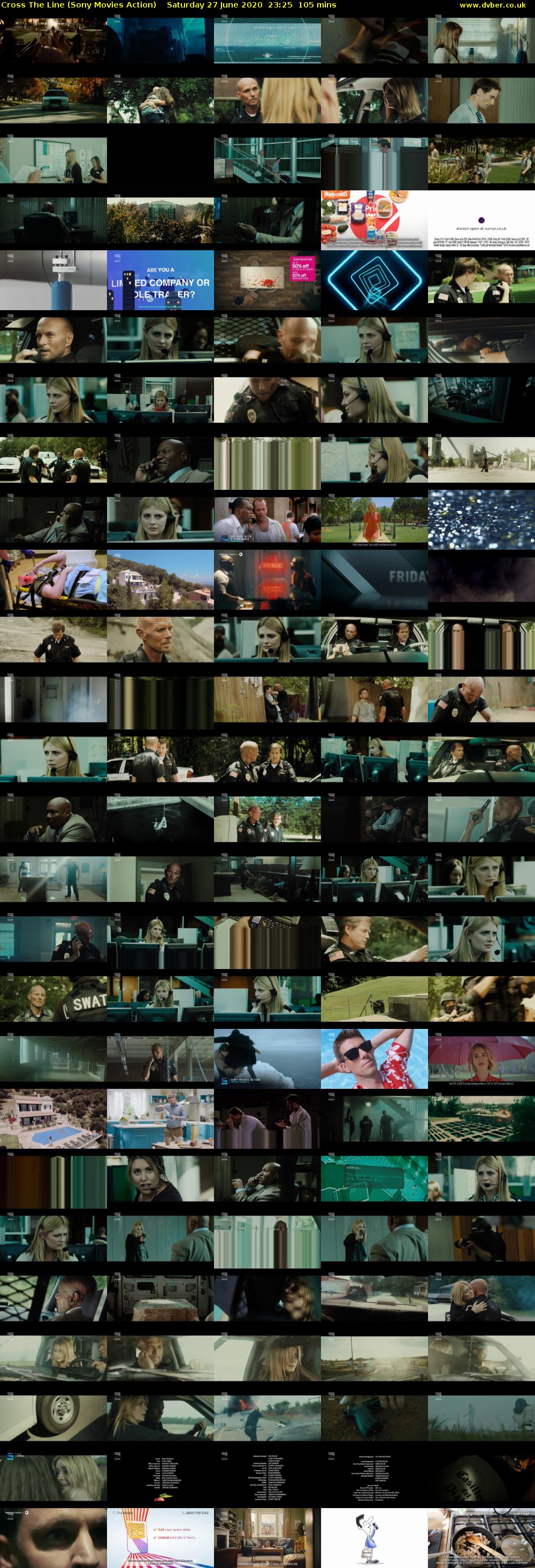 Cross The Line (Sony Movies Action) Saturday 27 June 2020 23:25 - 01:10