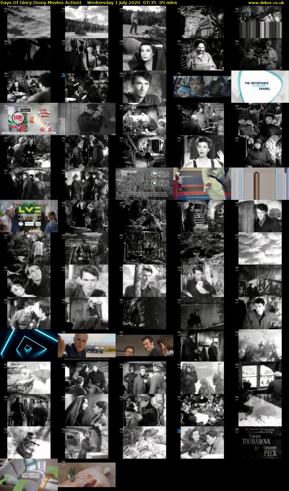 Days Of Glory (Sony Movies Action) Wednesday 1 July 2020 07:35 - 09:10