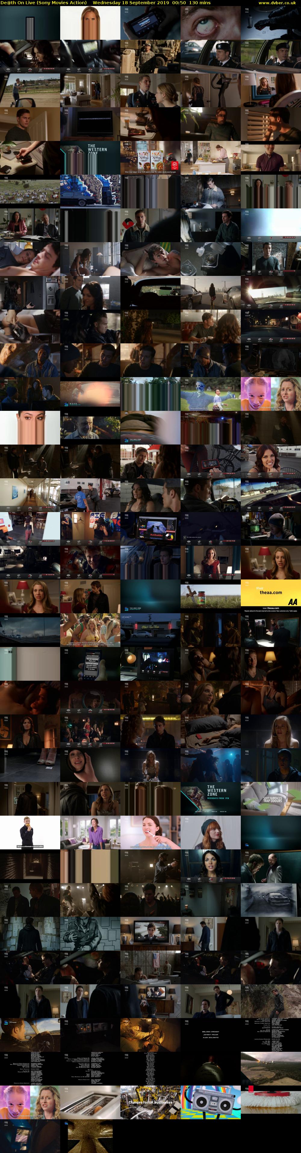 De@th On Live (Sony Movies Action) Wednesday 18 September 2019 00:50 - 03:00