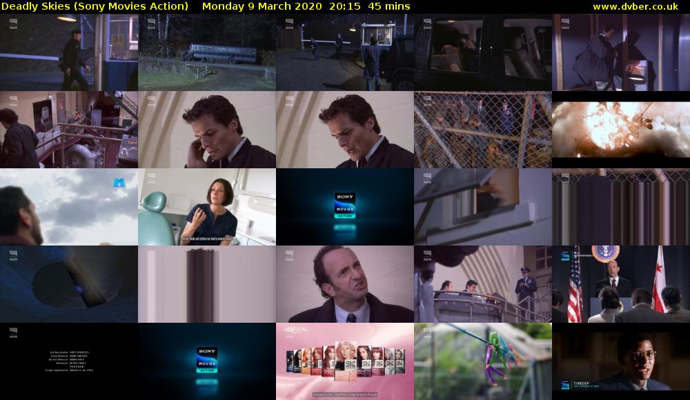 Deadly Skies (Sony Movies Action) Monday 9 March 2020 20:15 - 21:00
