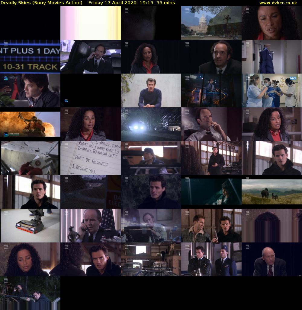 Deadly Skies (Sony Movies Action) Friday 17 April 2020 19:15 - 20:10