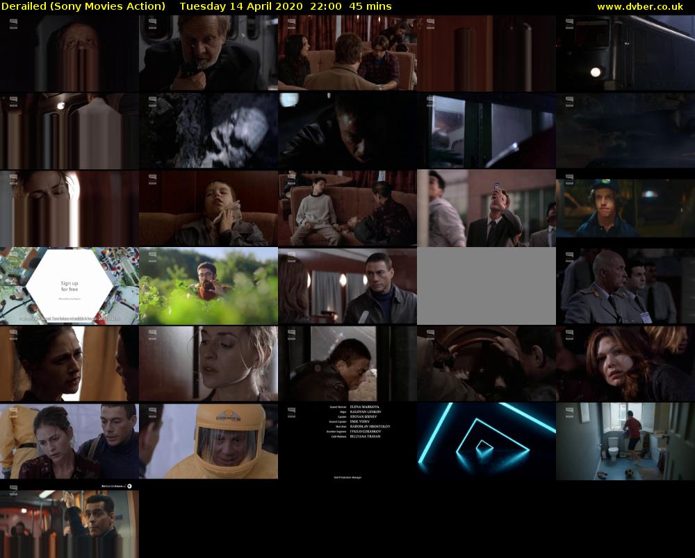 Derailed (Sony Movies Action) Tuesday 14 April 2020 22:00 - 22:45