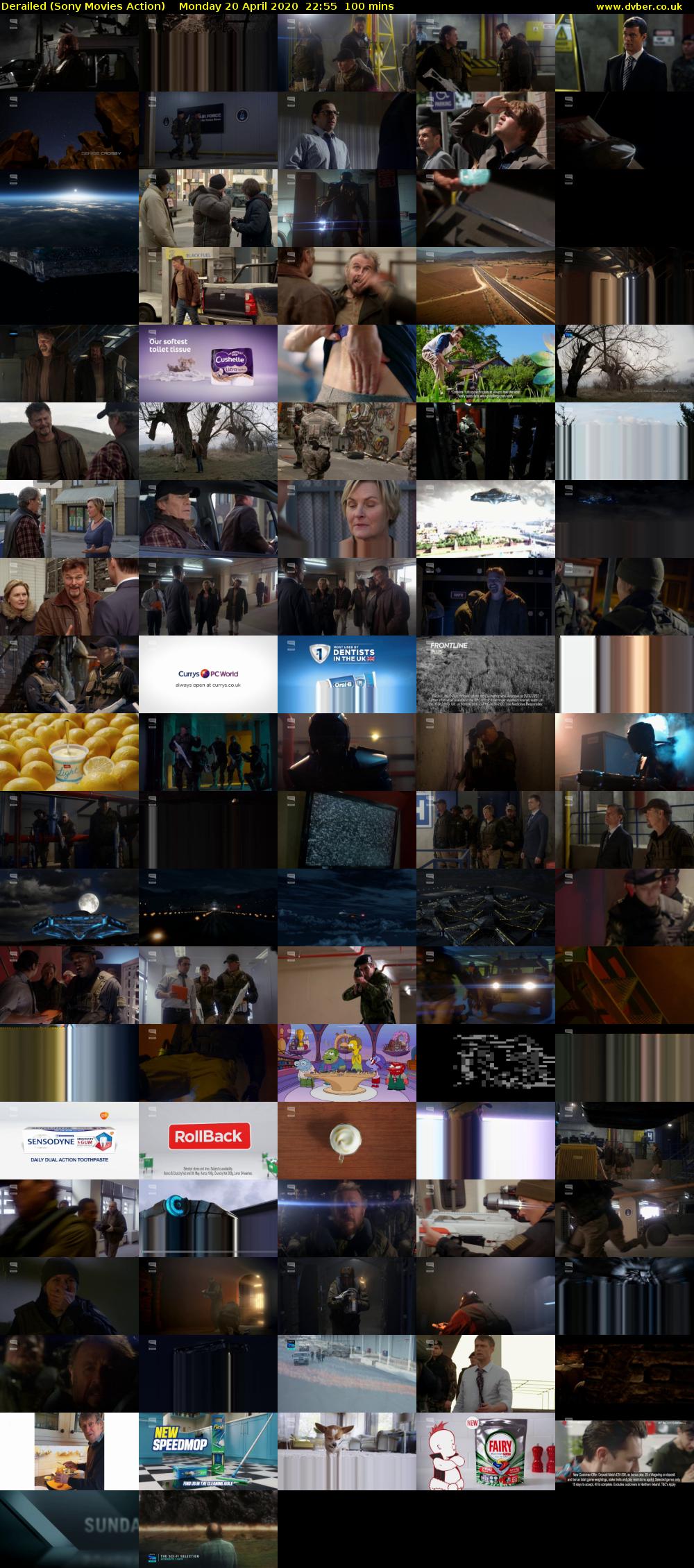 Derailed (Sony Movies Action) Monday 20 April 2020 22:55 - 00:35