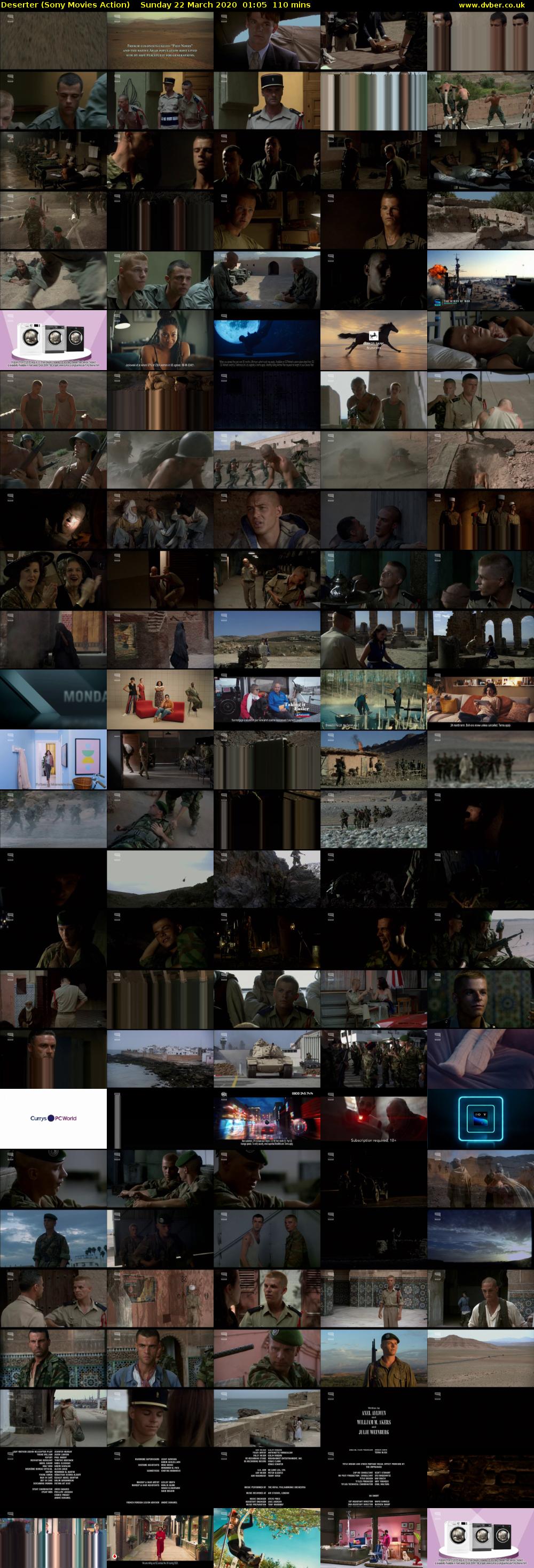 Deserter (Sony Movies Action) Sunday 22 March 2020 01:05 - 02:55