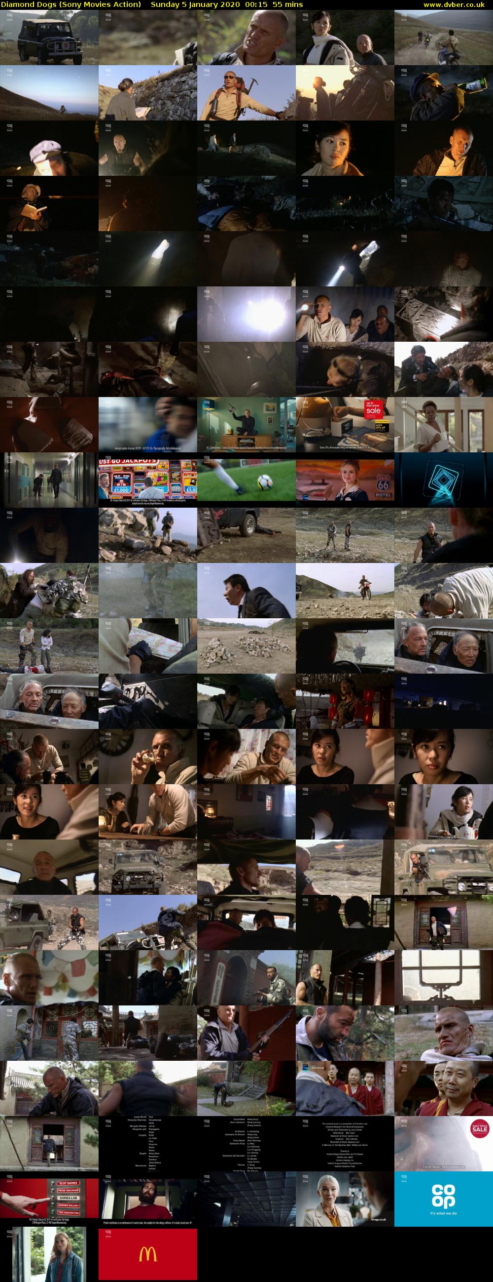 Diamond Dogs (Sony Movies Action) Sunday 5 January 2020 00:15 - 01:10