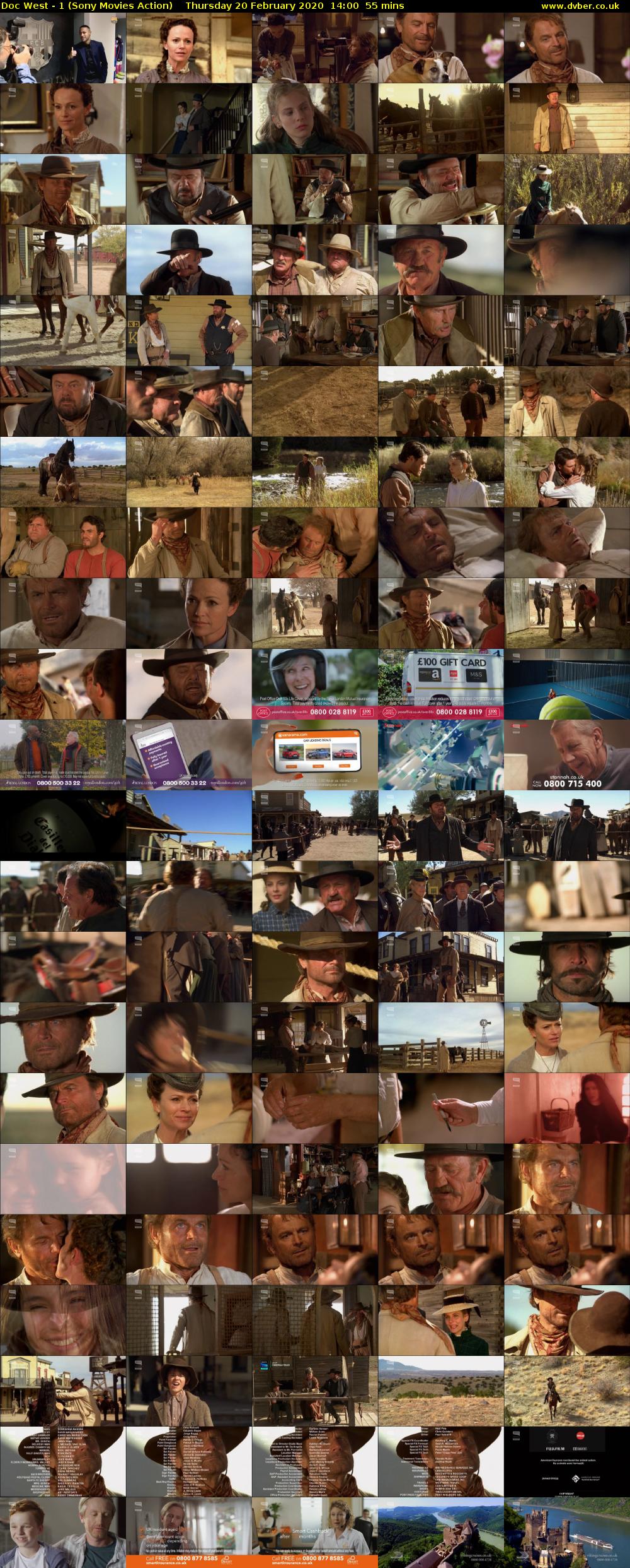 Doc West - 1 (Sony Movies Action) Thursday 20 February 2020 14:00 - 14:55