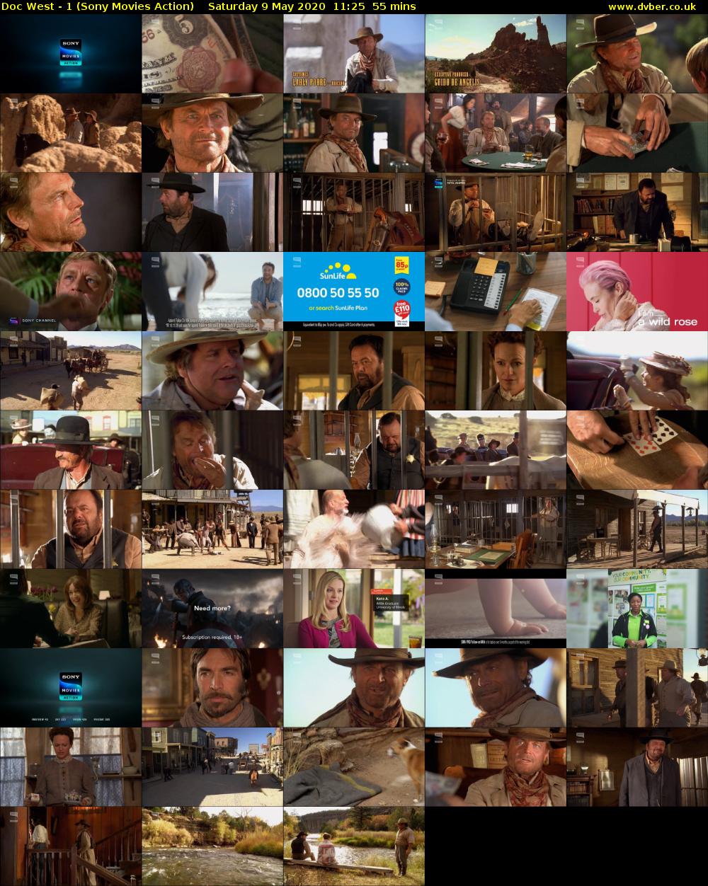 Doc West - 1 (Sony Movies Action) Saturday 9 May 2020 11:25 - 12:20