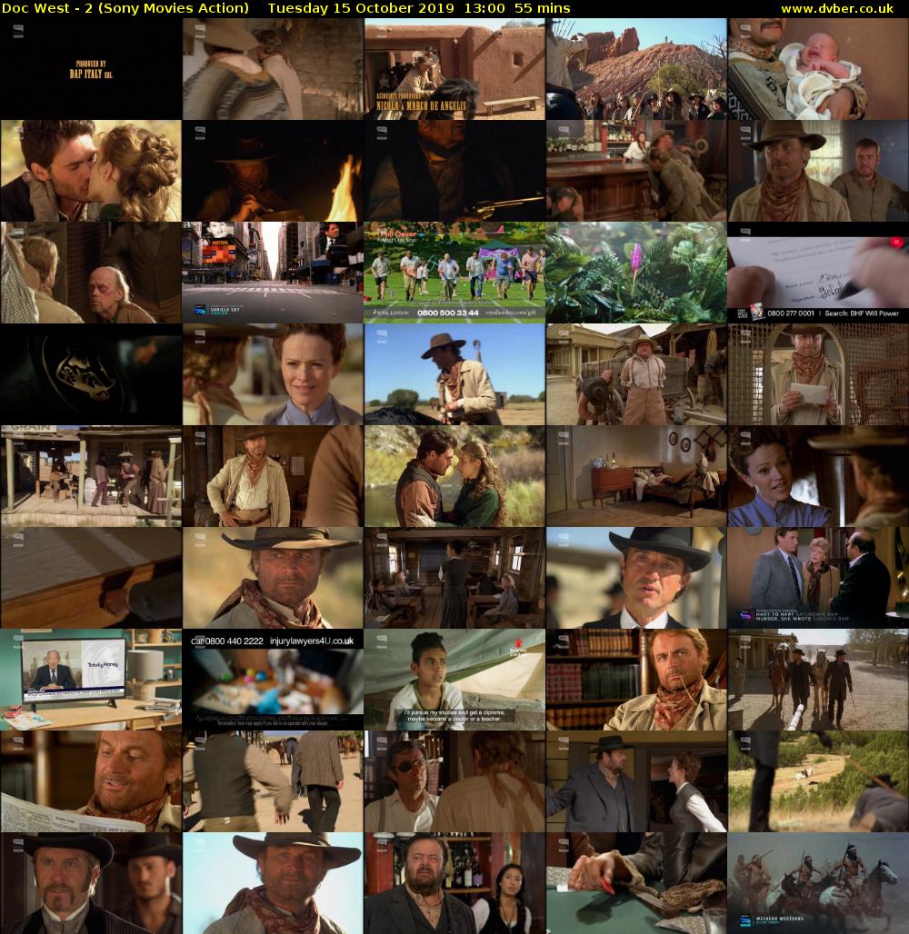 Doc West - 2 (Sony Movies Action) Tuesday 15 October 2019 13:00 - 13:55