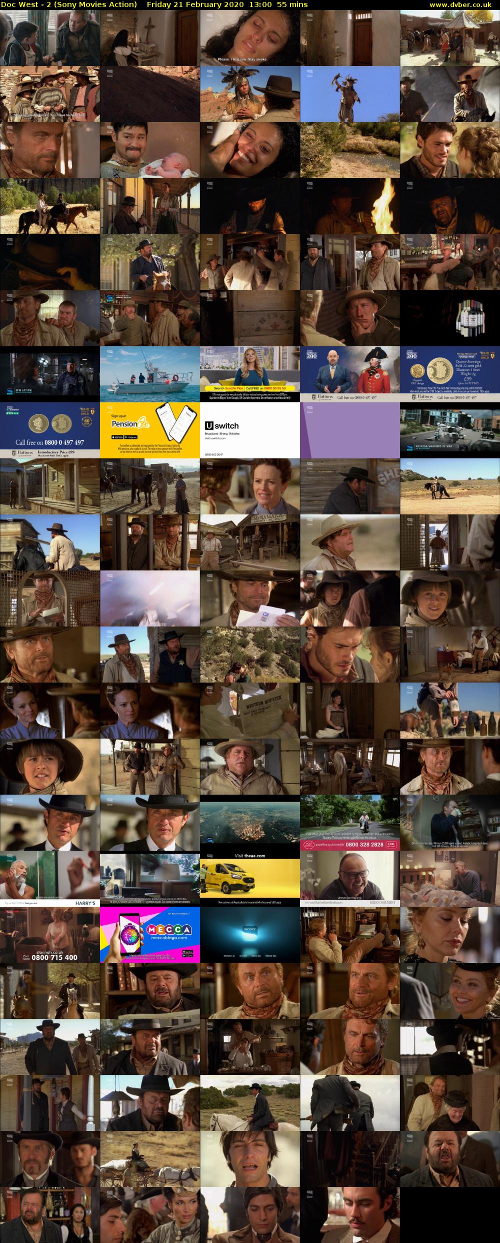 Doc West - 2 (Sony Movies Action) Friday 21 February 2020 13:00 - 13:55