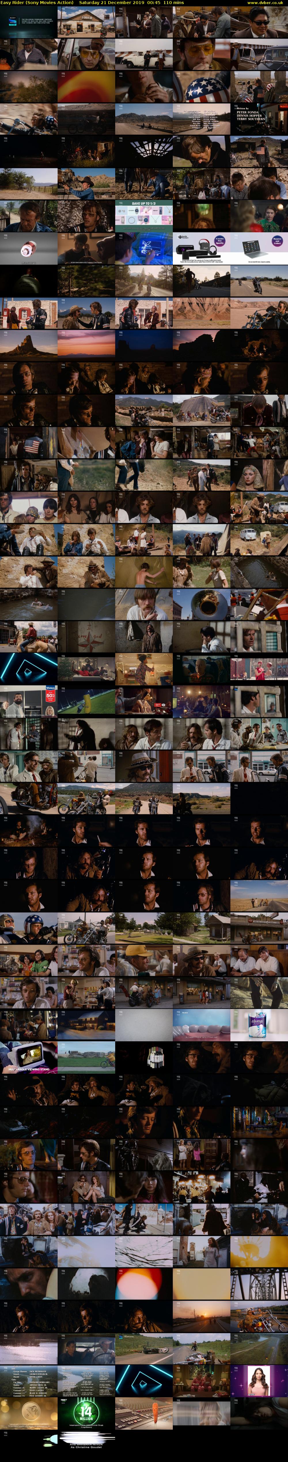Easy Rider (Sony Movies Action) Saturday 21 December 2019 00:45 - 02:35