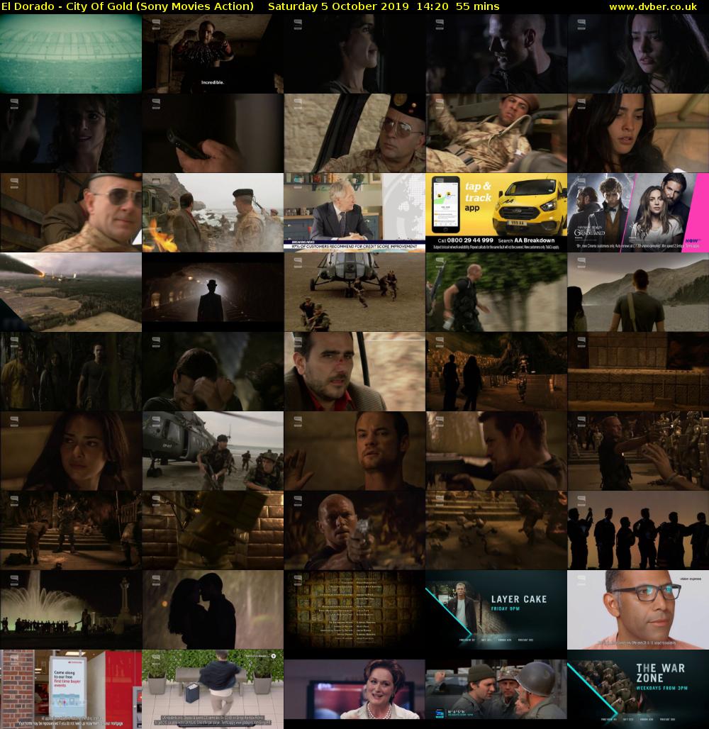 El Dorado - City Of Gold (Sony Movies Action) Saturday 5 October 2019 14:20 - 15:15