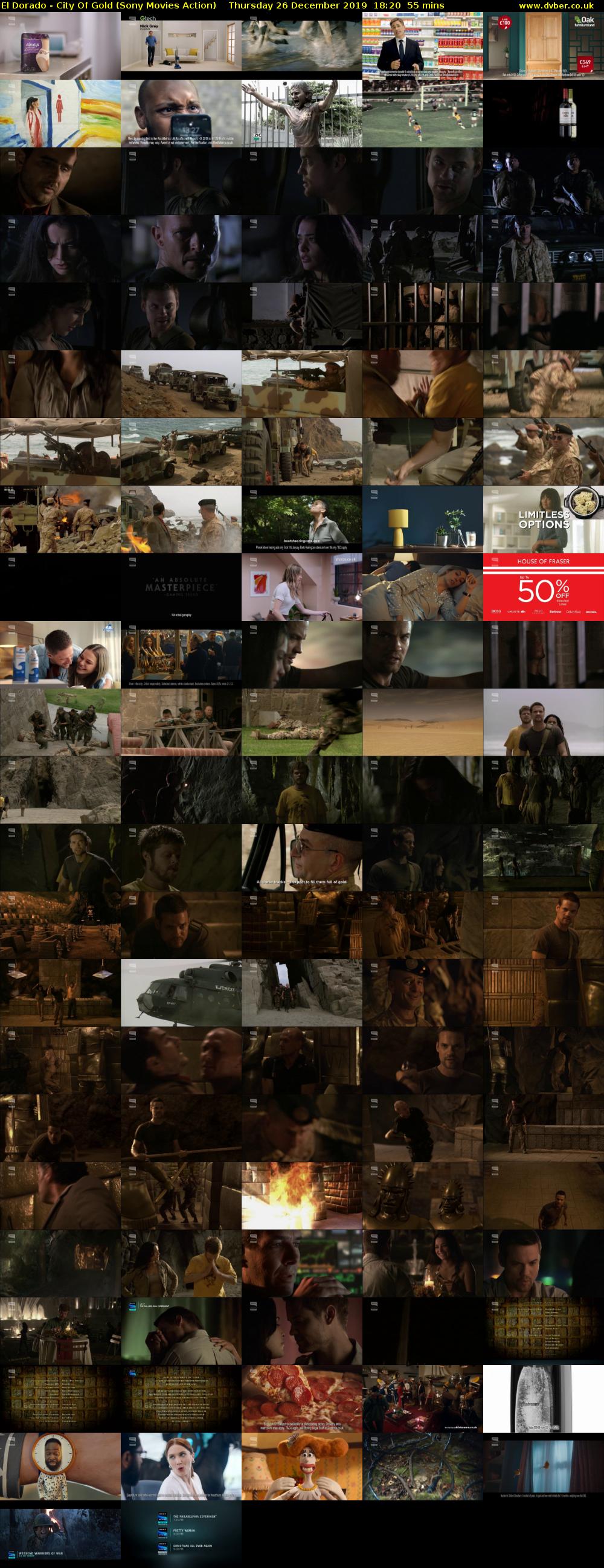 El Dorado - City Of Gold (Sony Movies Action) Thursday 26 December 2019 18:20 - 19:15