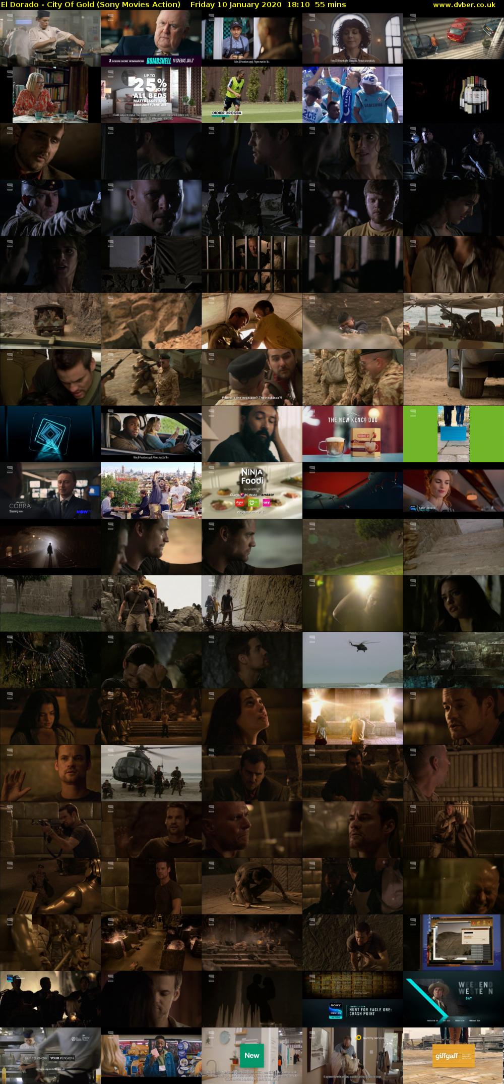 El Dorado - City Of Gold (Sony Movies Action) Friday 10 January 2020 18:10 - 19:05