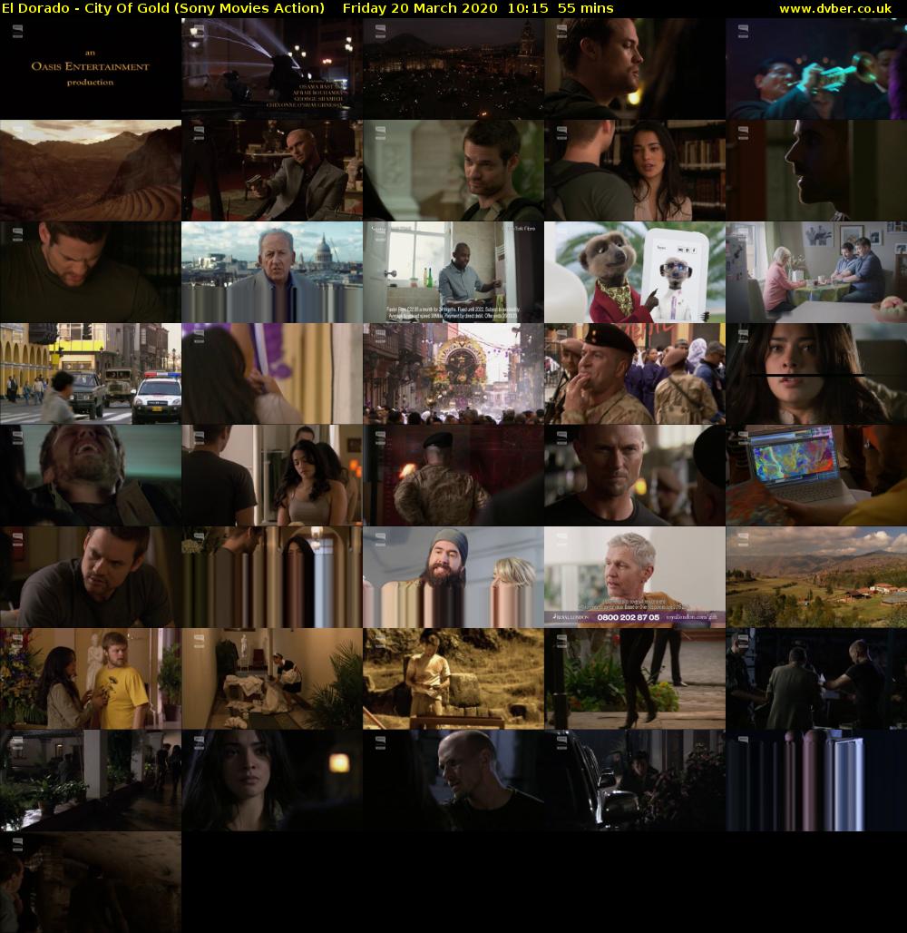 El Dorado - City Of Gold (Sony Movies Action) Friday 20 March 2020 10:15 - 11:10
