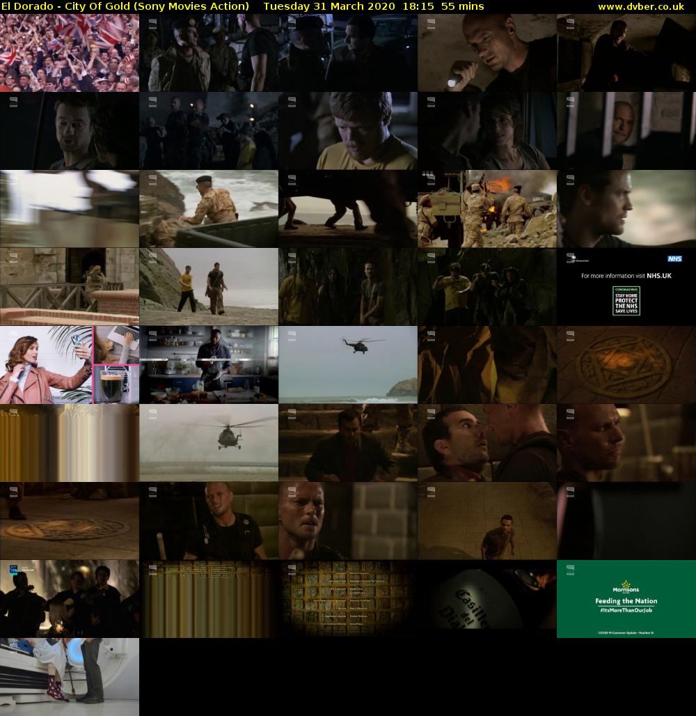 El Dorado - City Of Gold (Sony Movies Action) Tuesday 31 March 2020 18:15 - 19:10
