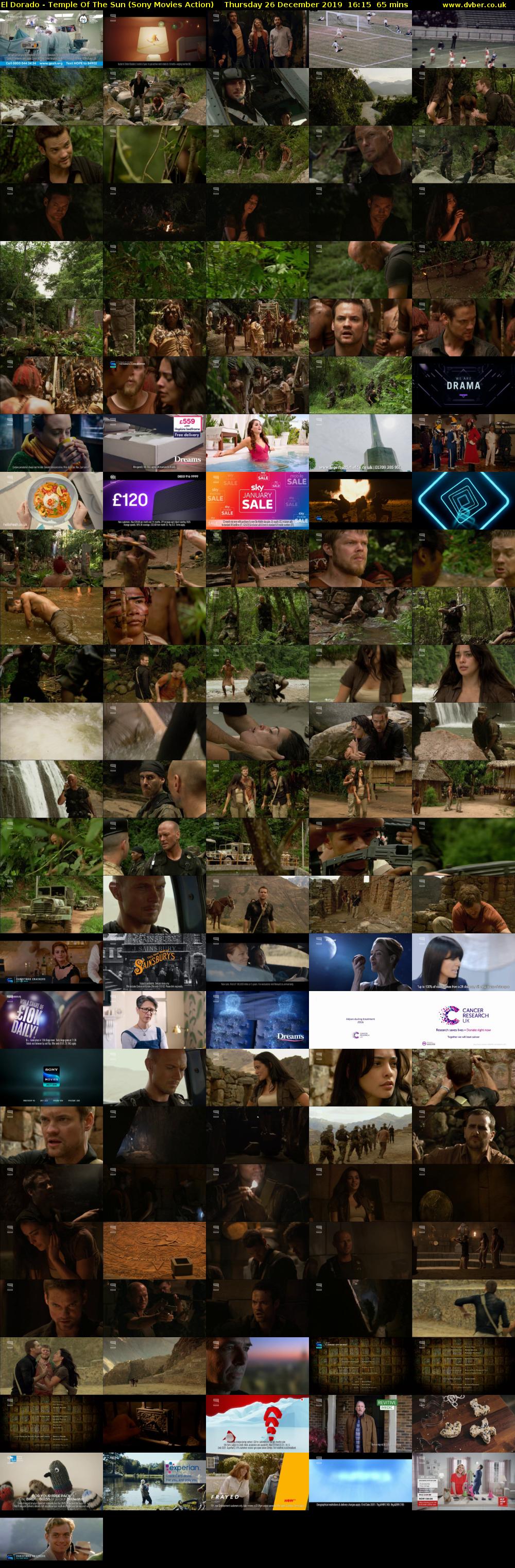 El Dorado - Temple Of The Sun (Sony Movies Action) Thursday 26 December 2019 16:15 - 17:20