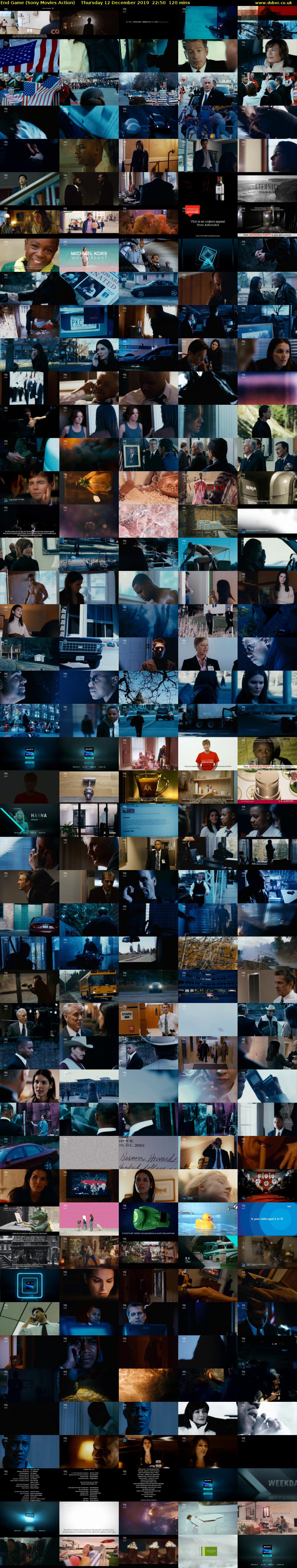 End Game (Sony Movies Action) Thursday 12 December 2019 22:50 - 00:50