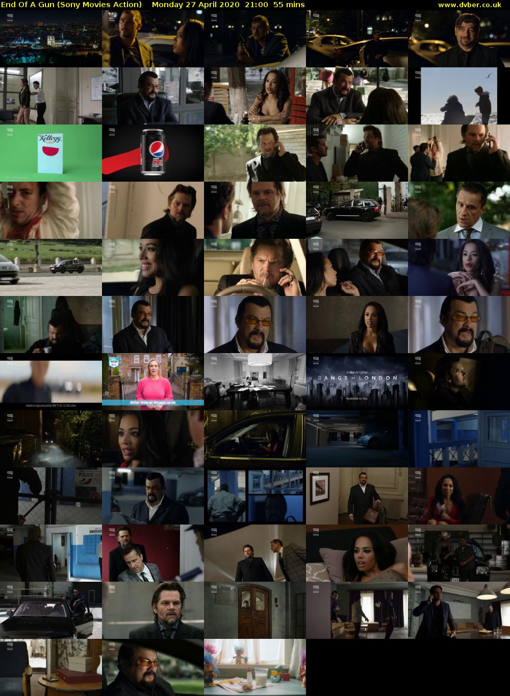 End Of A Gun (Sony Movies Action) Monday 27 April 2020 21:00 - 21:55